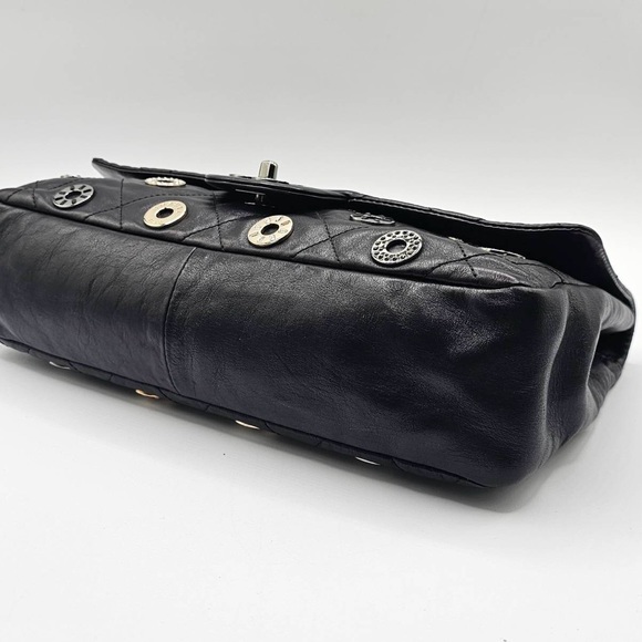 Chanel Star Attitude Flag Bag Grommet Embellished Quilted Leather Large - Picture 6 of 16